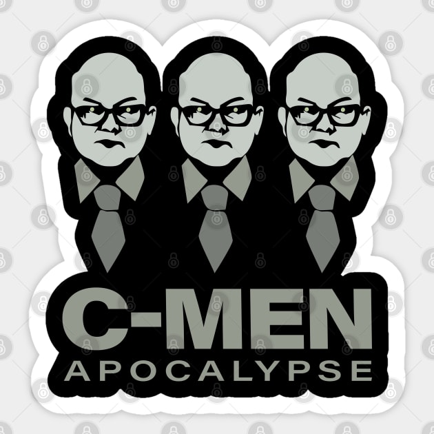 Colin Robinson Has Gotten Too Powerful! Sticker by DesignCat